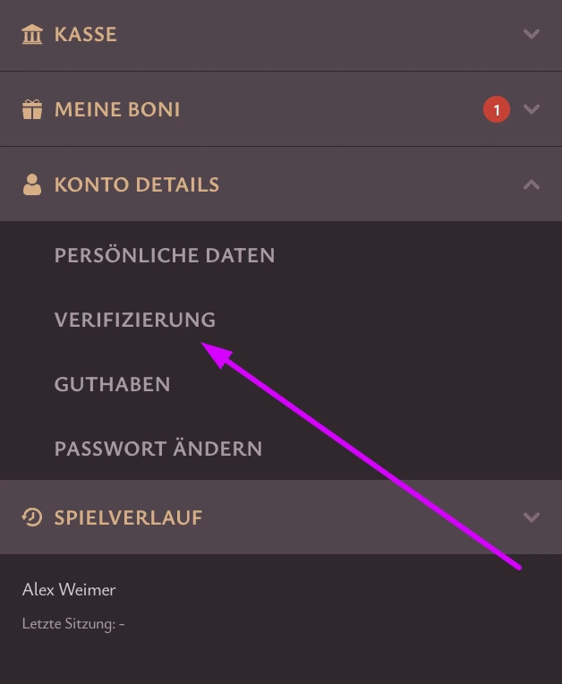 Vici Bet Registrierung